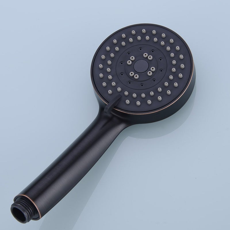 orhemus 5 Function Handheld Shower Head - High Pressure Bath Spa Fixture, 4" Oil Rubbed Bronze Finished - Image 2